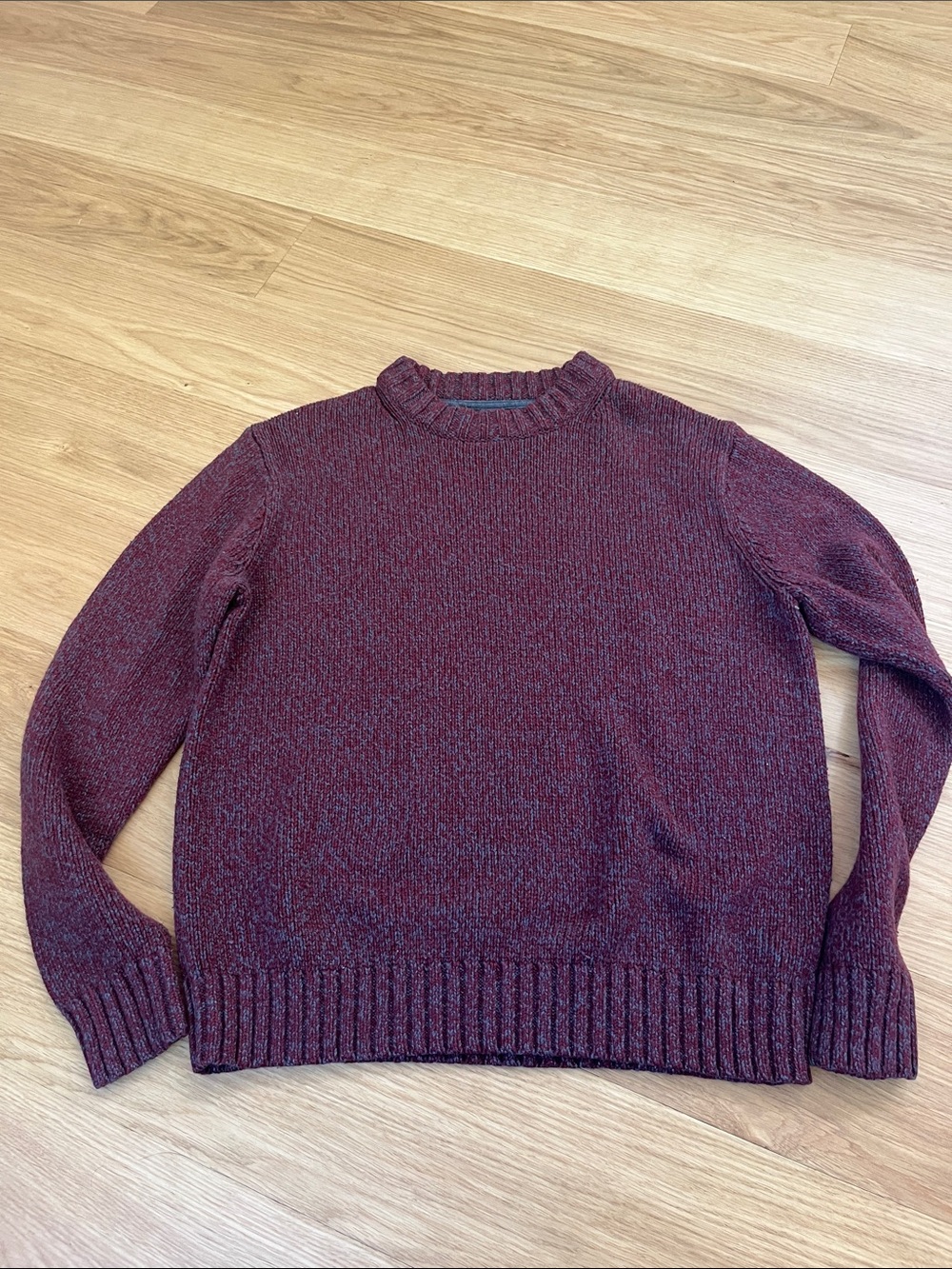 St. John's Bay Men's Maroon Crewneck Sweater size L